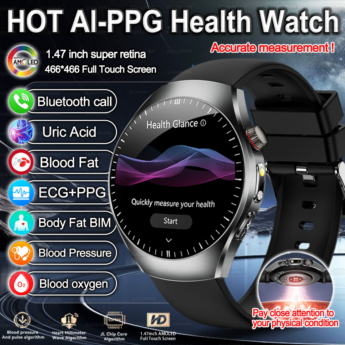 Smartwatch Watches For Women Brands - Nova marca 2026 atualização verificação de