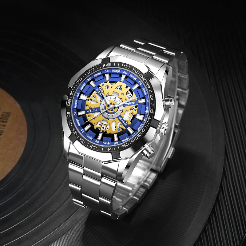Smartwatch Luxury Watches For Men - Relógio Esqueleto de Luxo para Homens,
