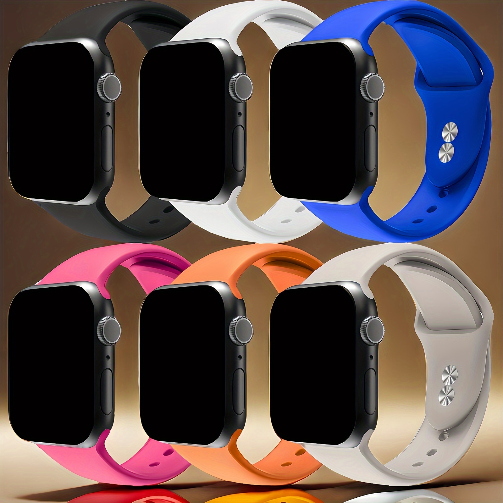 Smartwatch Apple Watches For Men - Esporte silicone macio para apple watch