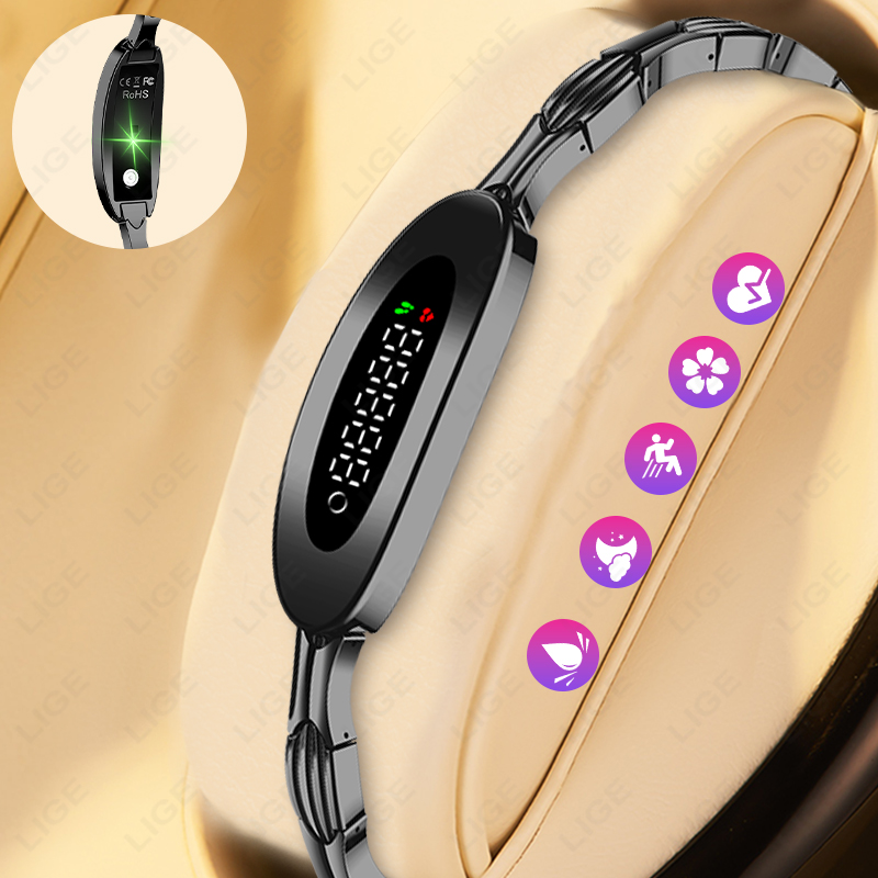 Couple Watches Smartwatch - Pulseira Inteligente LIGE para Casais, Monitor