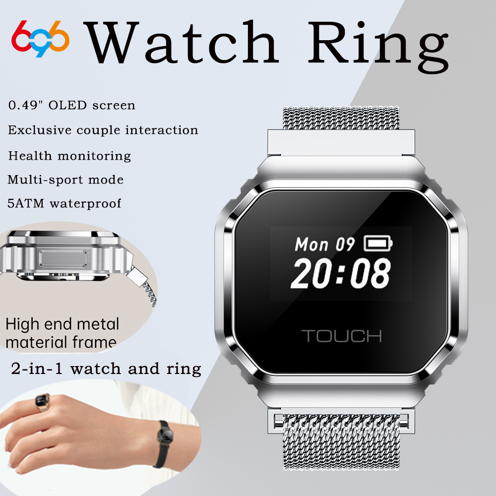Couple Watches Smartwatch - Novo Anel Inteligente com Tela OLED