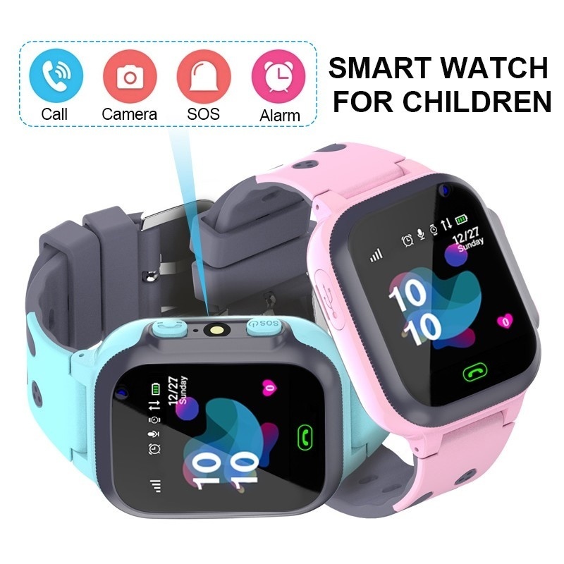 Smartwatch Watches Digital - Crianças relógio inteligente à prova dwaterproof