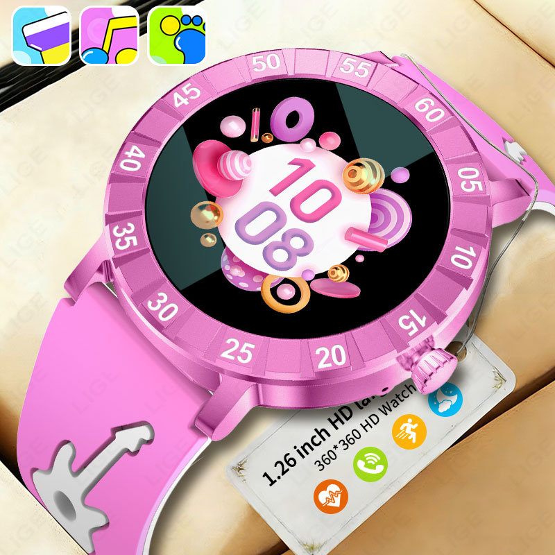 Smartwatch Watches Useful Gift For Boys - Relógio Inteligente LIGE para Meninas com