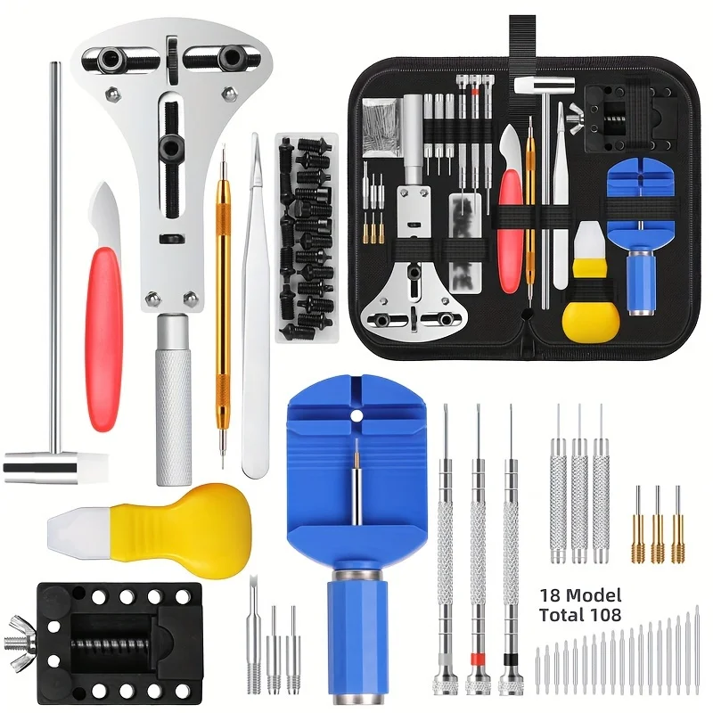 Crystal Press Tool - 147 pçs/set relojoeiro kit de ferramentas