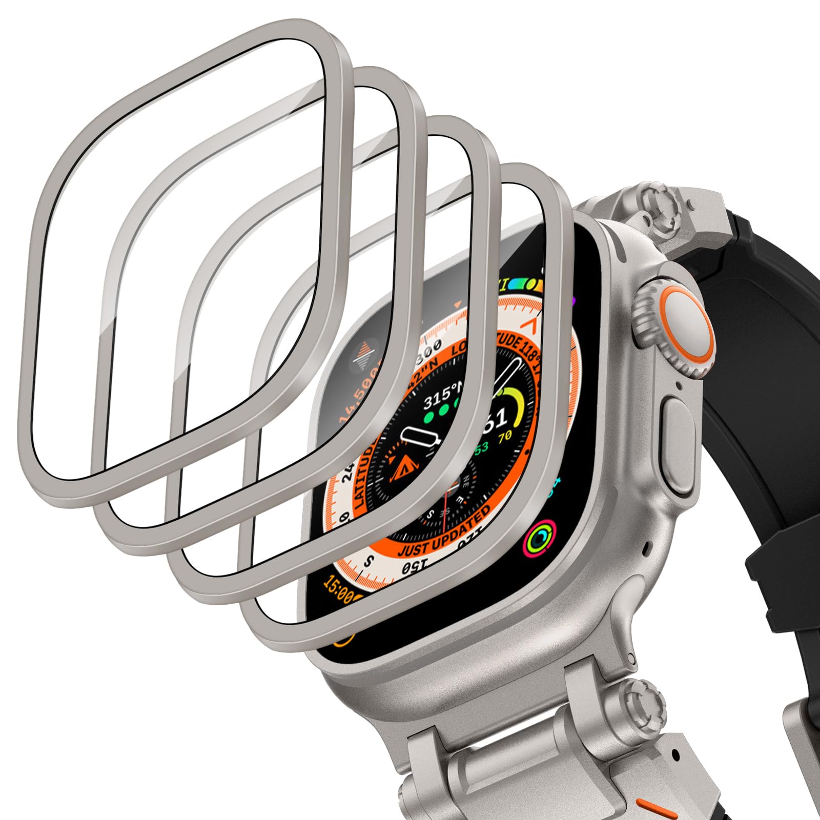 Smartwatch Apple Watches For Men - Capa de liga de alumínio +
