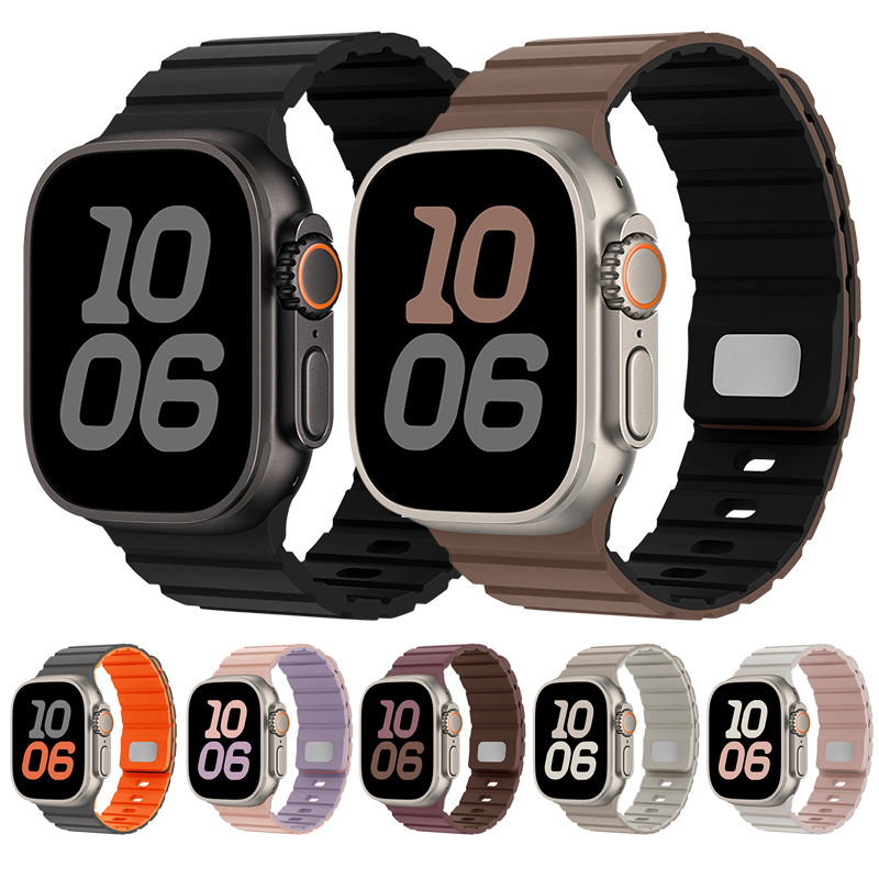Smartwatch Apple Watches For Men - Pulseira magnética de silicone para apple