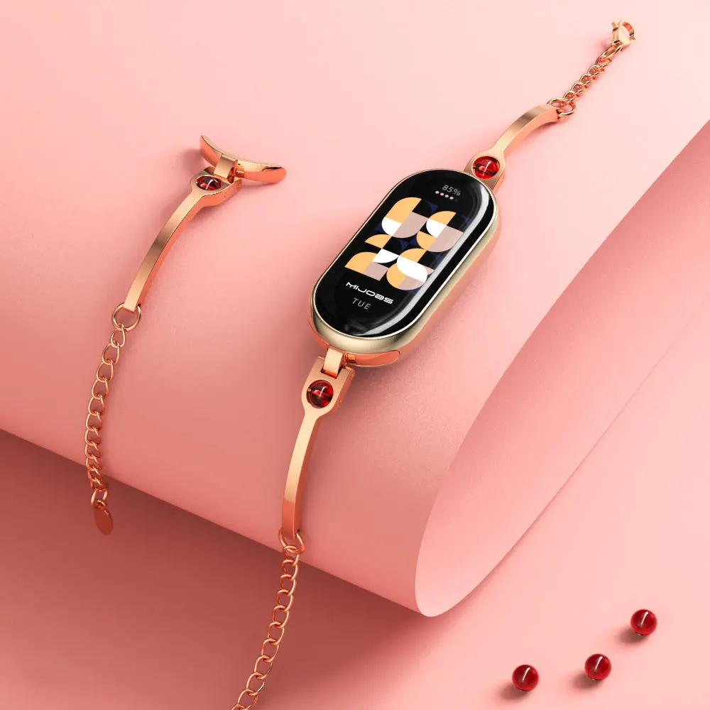 Smartwatch Watches For Girls - Pulseira de substituição de aço inoxidável