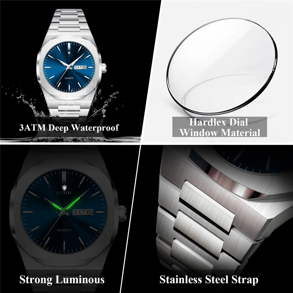 Novos Relógios Automáticos par - Smartwatch Branded Watches For Men avaliação e preço