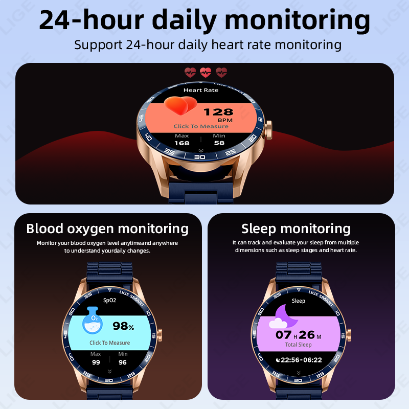 Relógio Inteligente LIGE 2026  - Smartwatch Watches Birthday Gift For Men avaliação e preço