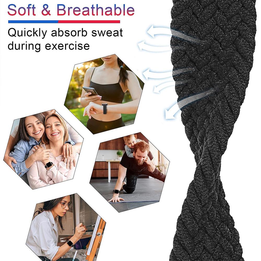 Braided Solo Loop For Apple wa - Smartwatch Apple Watches For Men avaliação e preço