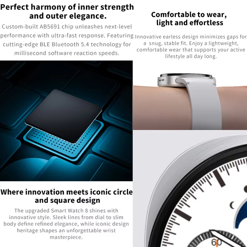 Novo Smartwatch Clássico 8 Max - Smartwatch Watches For Girls avaliação e preço