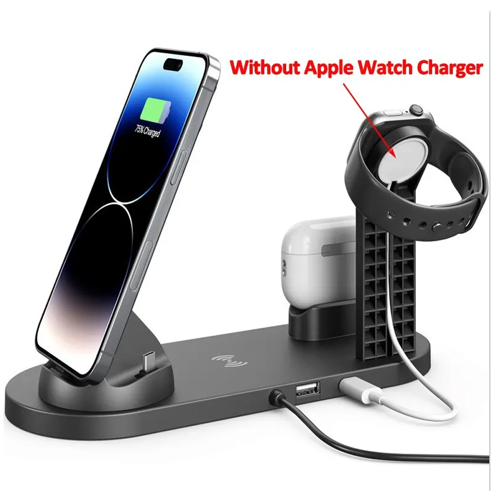 Carregador Sem Fio 7 em 1 de 3 - Smartwatch Apple Watch avaliação e preço