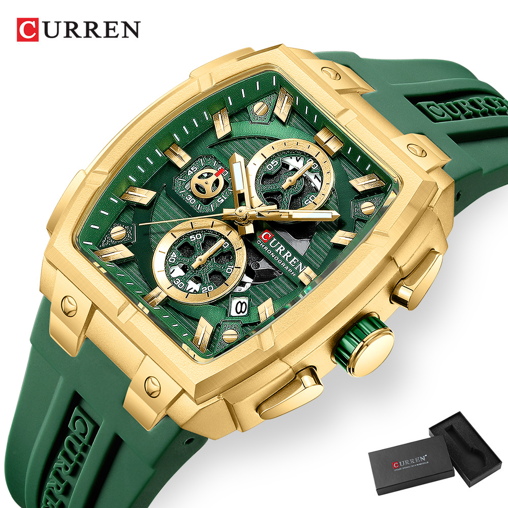 Relógio de Luxo Vintage CURREN - Chronograph Sport Watch avaliação e preço