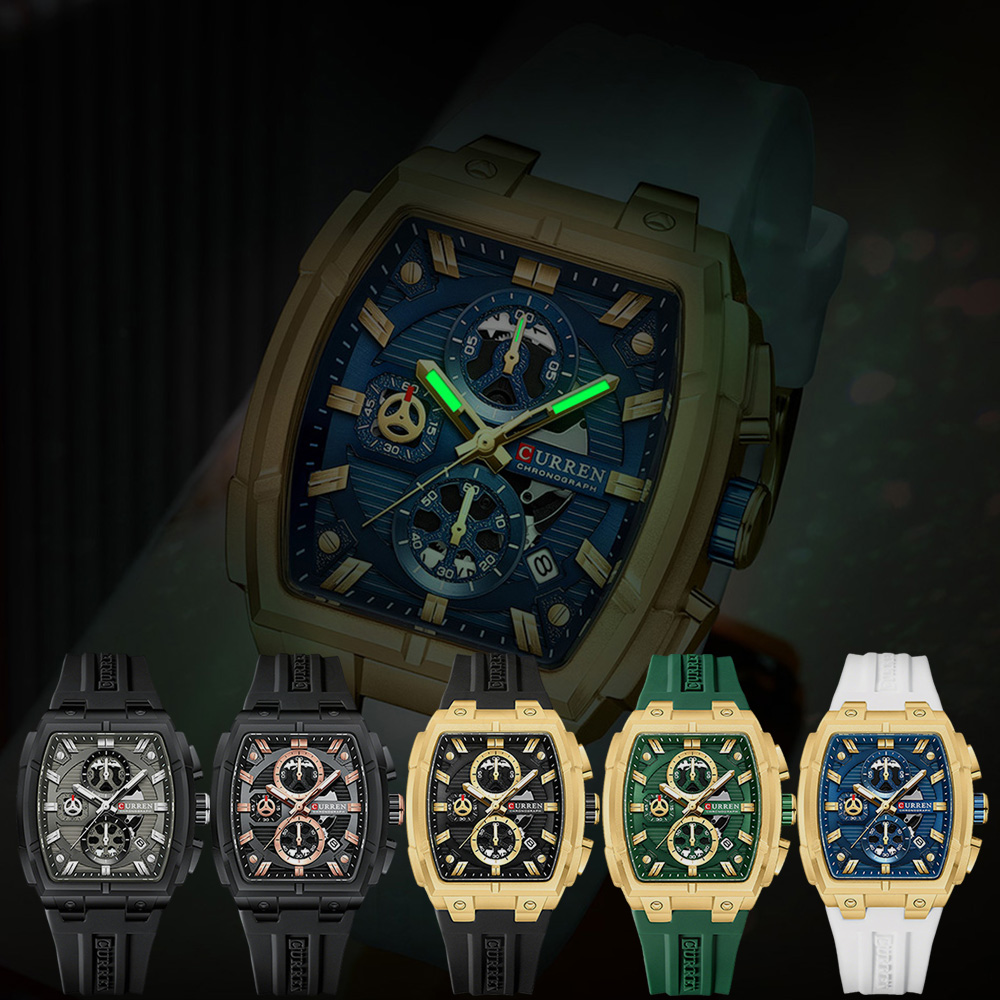 Relógio de Luxo Vintage CURREN - Chronograph Sport Watch avaliação e preço