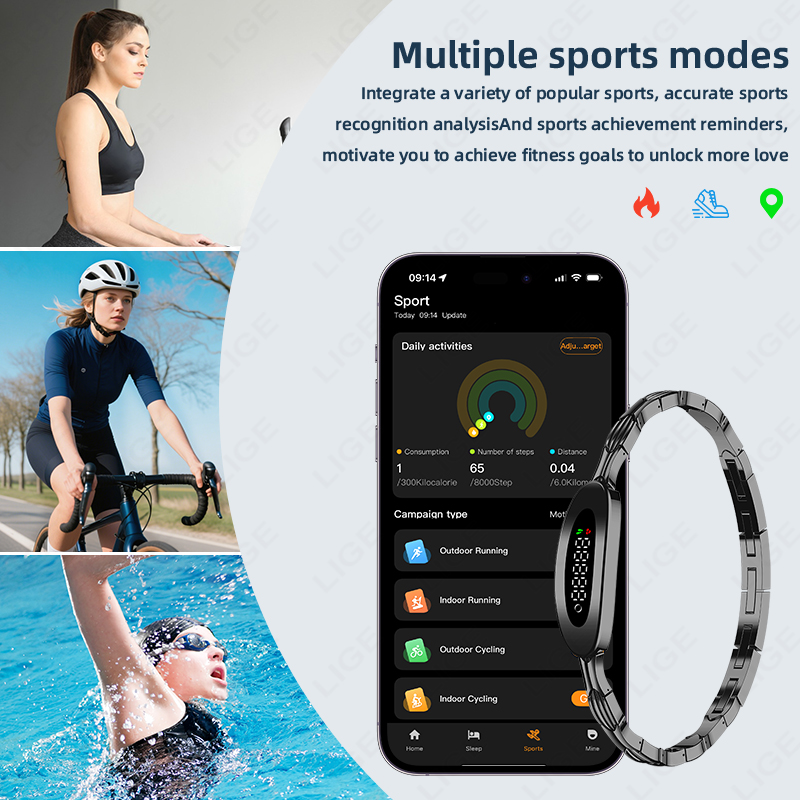 Pulseira Inteligente LIGE para - Couple Watches Smartwatch avaliação e preço
