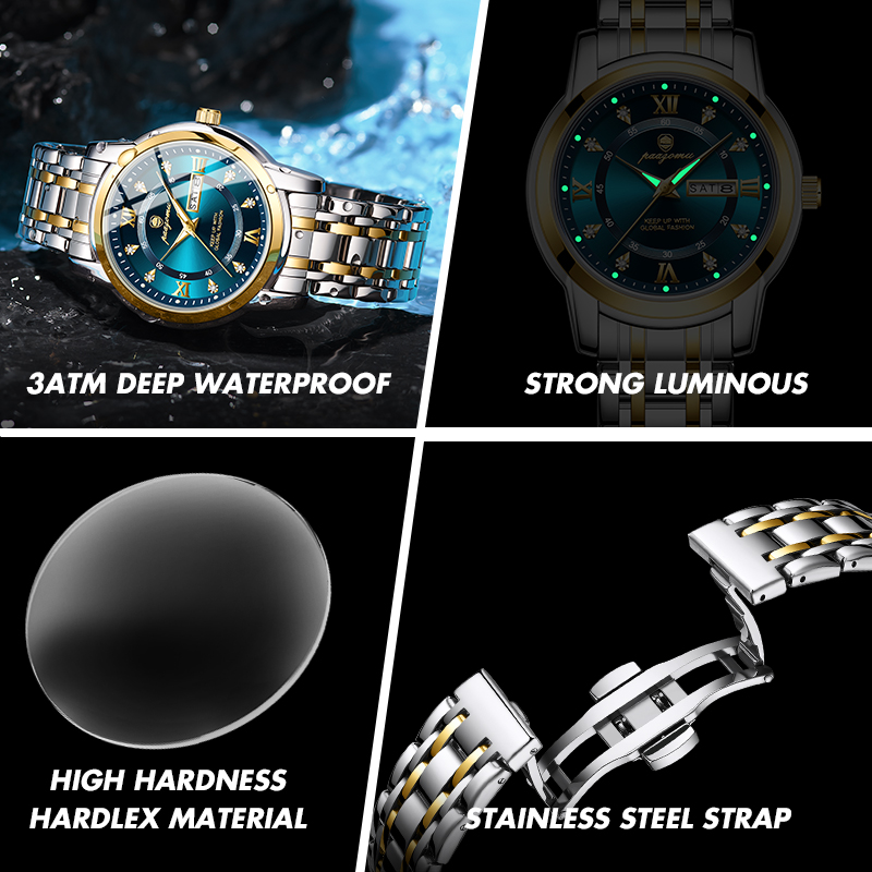 Relógio PAAZOMU para Homens e  - Smartwatch Luxury Watches For Men avaliação e preço