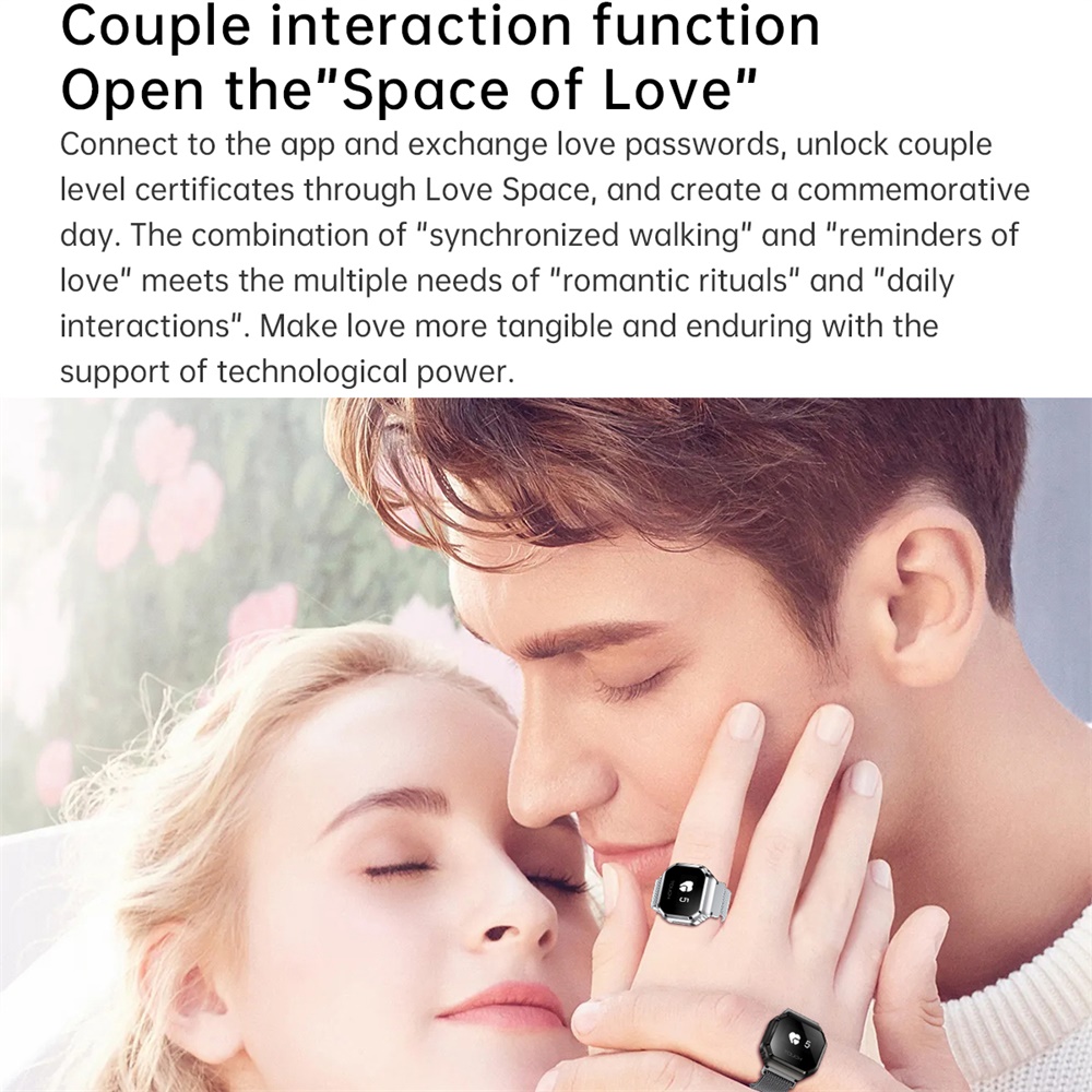 Novo Anel Inteligente com Tela - Couple Watches Smartwatch avaliação e preço