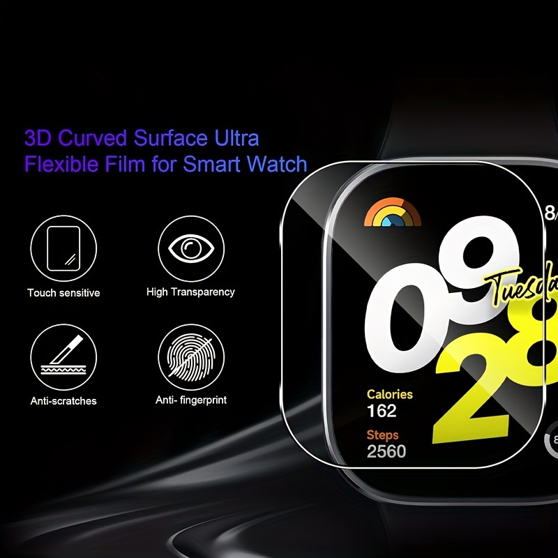 3-5 pçs vidro temperado premiu - Smart Watch Screen Protector avaliação e preço