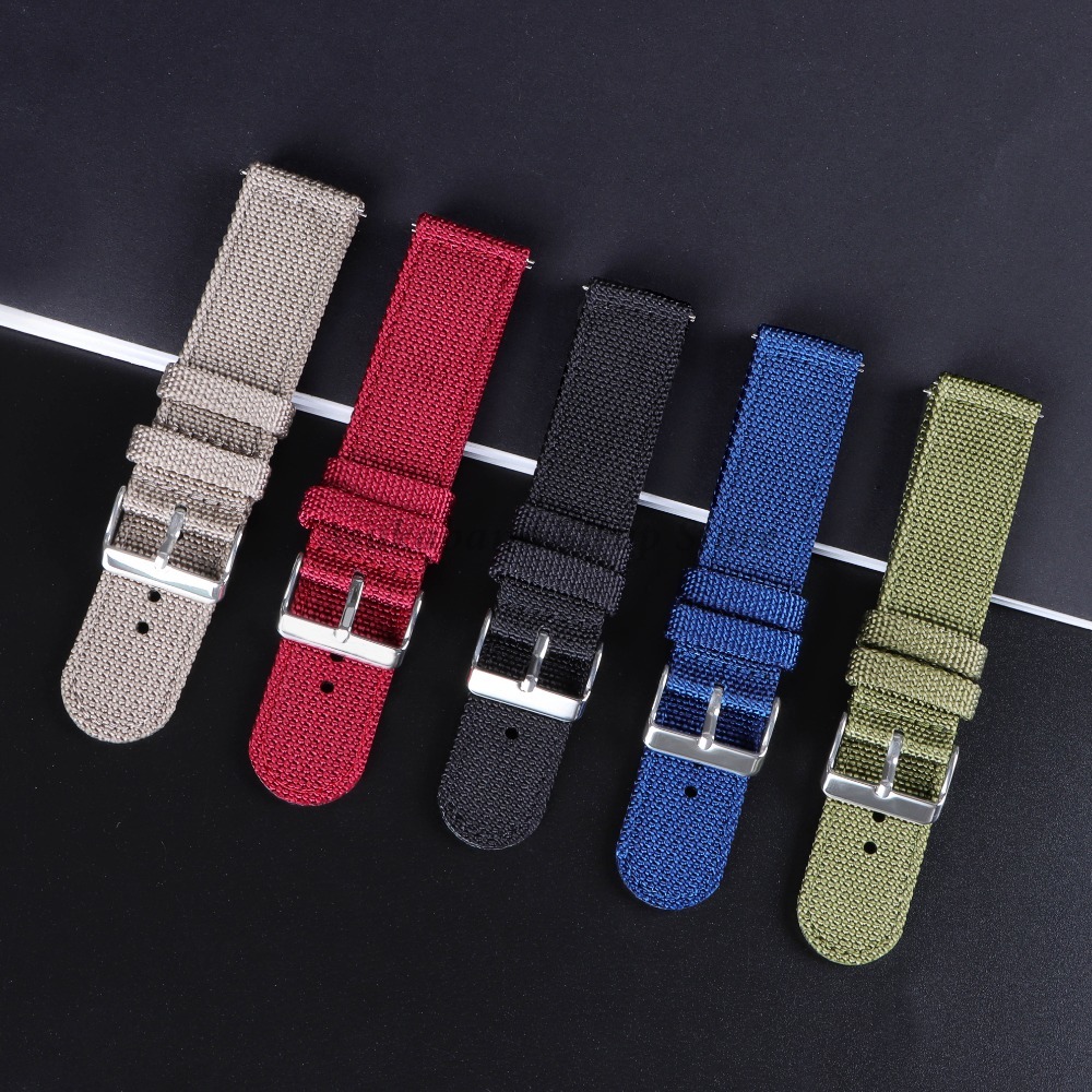 18 20 22 24mm pulseira de lona - Nato Strap Nylon avaliação e preço