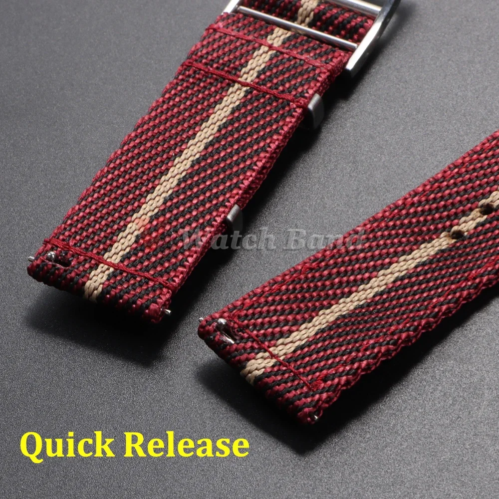 20 22mm pulseira de náilon par - Nato Strap Nylon avaliação e preço