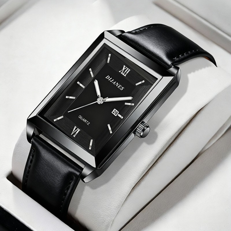 Relógios de Couro Casuais para - Smartwatch Branded Watches For Men avaliação e preço
