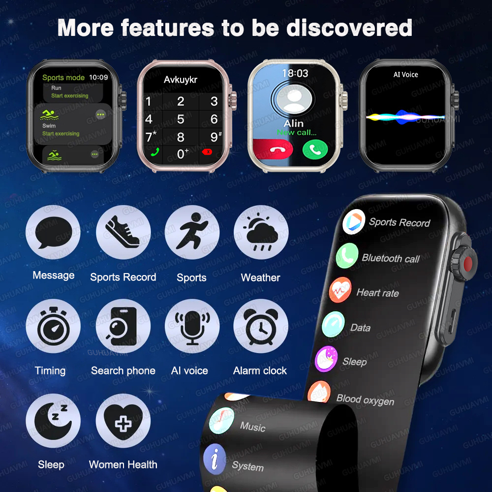 2025 relógio ultra 2 se mascul - Smartwatch Watches For Women Brands avaliação e preço