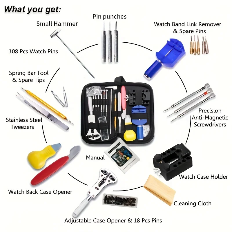 147 pçs/set relojoeiro kit de  - Crystal Press Tool avaliação e preço