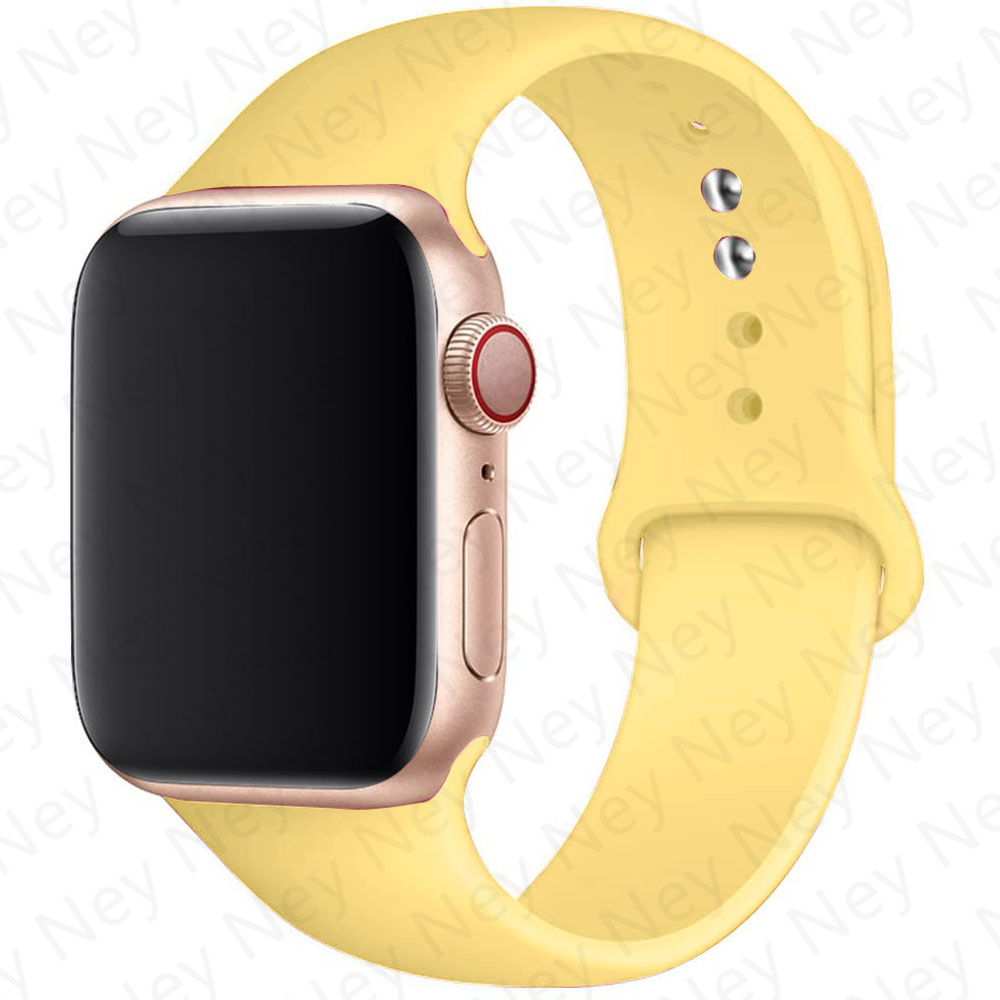 Pulseira de silicone para appl - Smartwatch Apple Watches For Men avaliação e preço