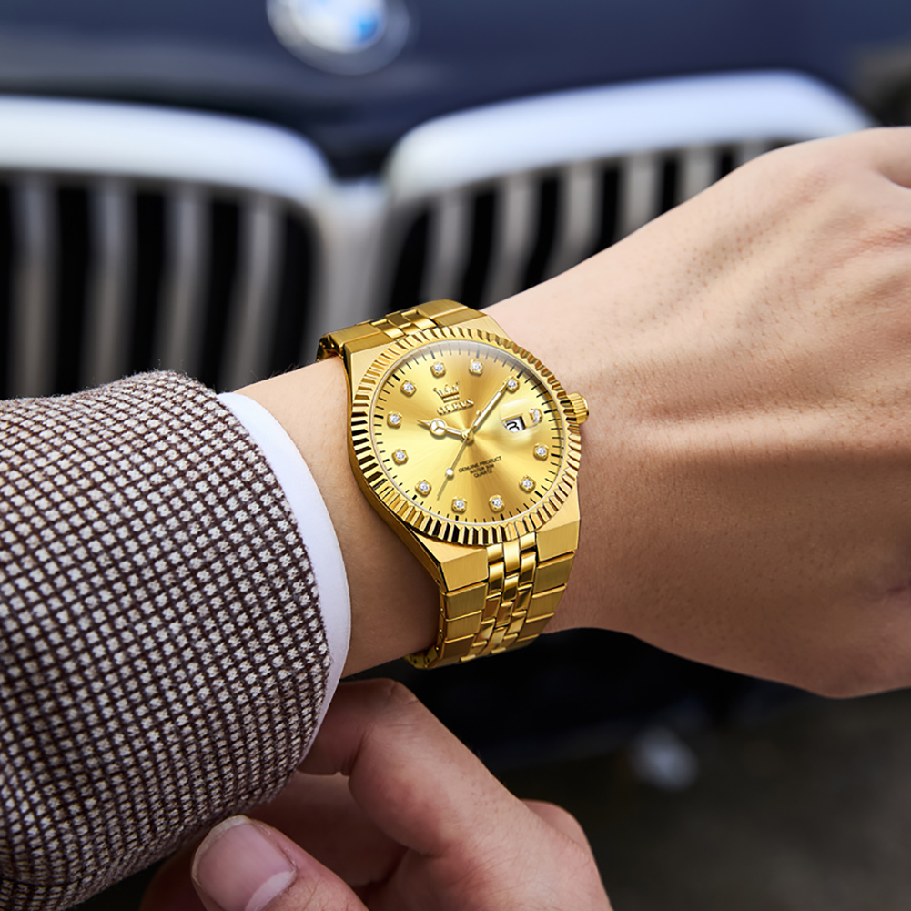Olevs nova moda relógio mascul - Smartwatch Branded Watches For Men avaliação e preço