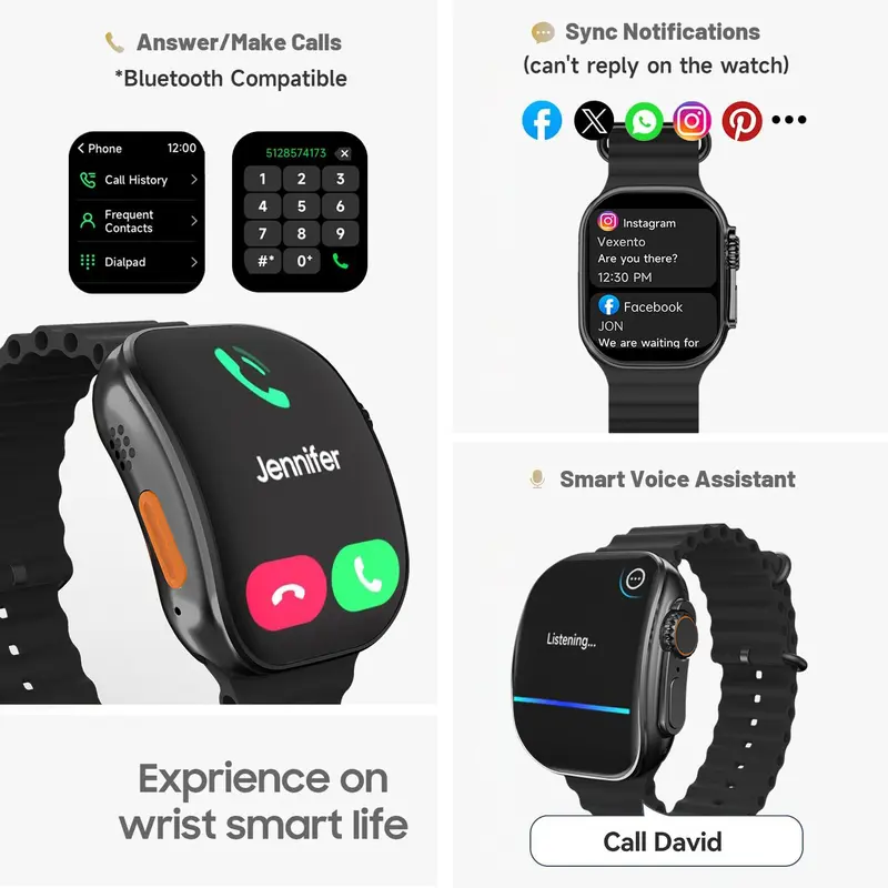 Relógio inteligente para mulhe - Smartwatch Watches Birthday Gift For Men avaliação e preço