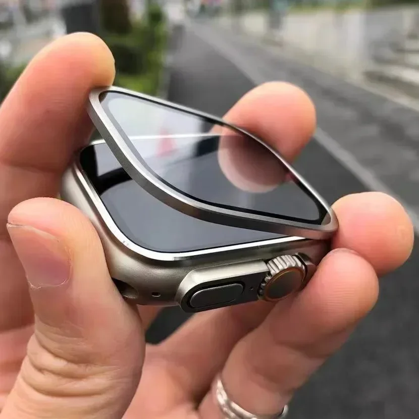 Capa de liga de alumínio + vid - Smartwatch Apple Watches For Men avaliação e preço