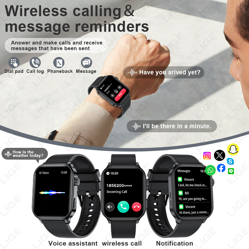 Relógio Inteligente Original L - Smartwatch Watches For Women Brands avaliação e preço